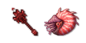 Terraria Dreadnautilus and Sanguine Staff Cursor