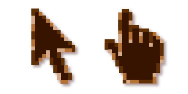 Oso Pardo Píxel Cursor