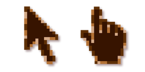 Brown Bear Pixel Cursor