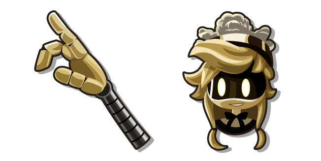 Murder Drones Cyn en su Forma de Trabajador Cursor