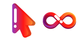 Minimal Gradient Infinity Symbol Cursor
