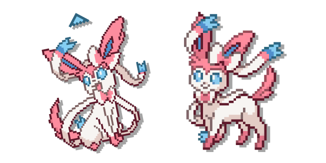 Pokemon Sylveon Píxel Cursor