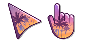 GTA 6 Palm Trees Color Cursor