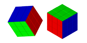 Cubo de Rubik 3x3 Resuelto cursor