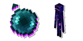 Minecraft Enderman et Perle de l'Ender Curseur