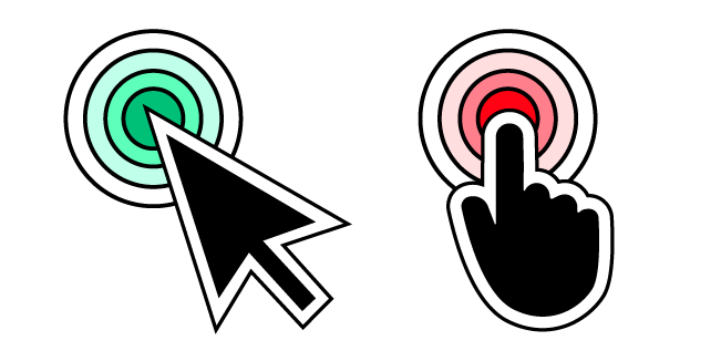 Prank Iconos de Hacer Clic Cursor