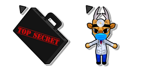 Roblox Animal Hospital Dr. Harlow and his Suitcase Cursor