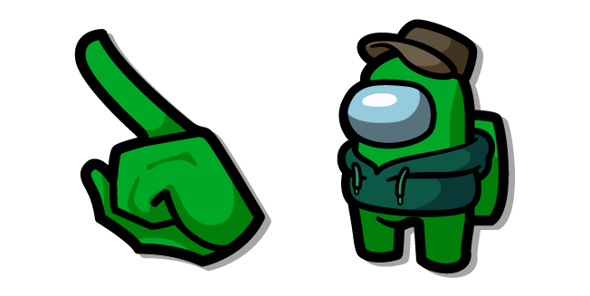 Among Us Show Green aka Unpaid Intern Cursor