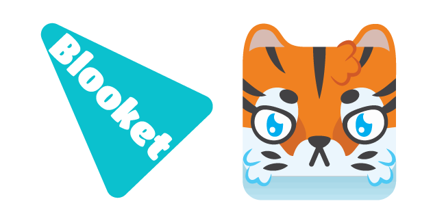 Blooket Blue Eyed Tiger курсор