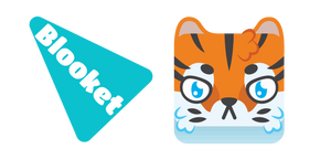 Blooket Tigre de Ojos Azules cursor