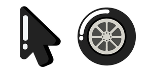 Курсор Minimal Black Wheel