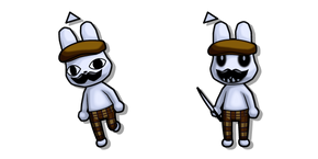 Roblox Animal Hospital Barney in Normal and Anomaly Forms Cursor