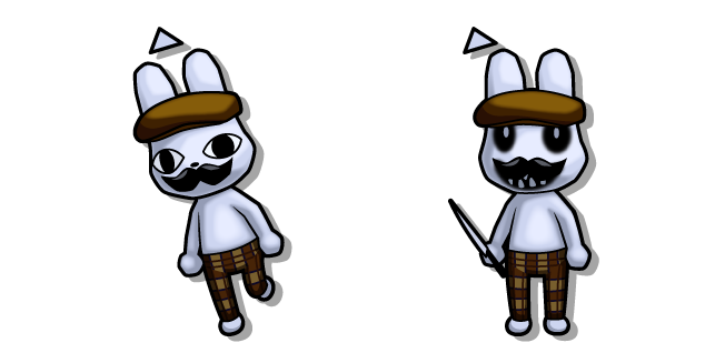 Roblox Animal Hospital Barney in Normal and Anomaly Forms Cursor