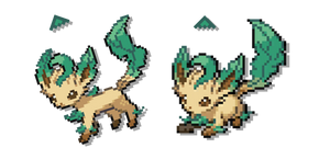 Pokemon Leafeon Pixel Cursor