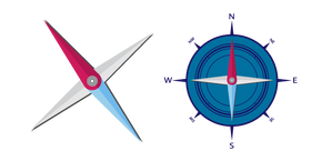 Prank Compass Magnetic Needle Cursor