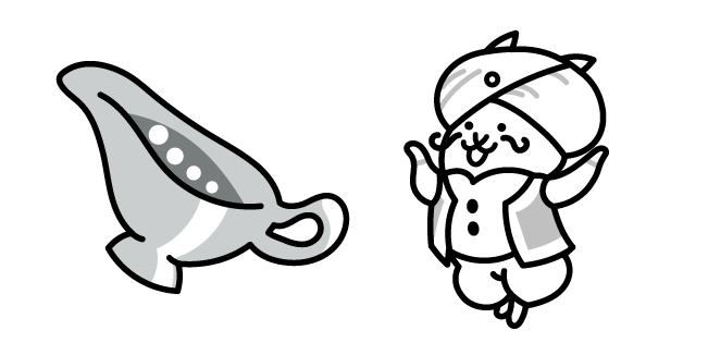 The Battle Cats Curry Cat y una Salsera Cursor