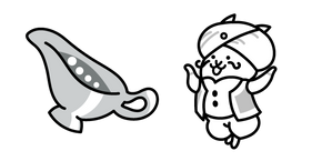 The Battle Cats Curry Cat and a Sauce Boat Cursor