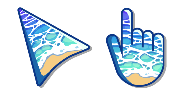 Rivage de Mer Couleur Cursor