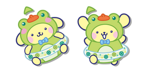 Sanrio Frog Pompompurin Cursor