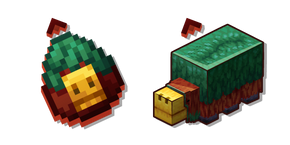 Minecraft Sniffer and Sniffer Spawn Egg Cursor