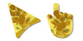 Art Vincent van Gogh's Vase with Fifteen Sunflowers Cursor