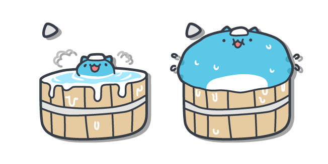 Bugcat Capoo Taking a Bath Cursor