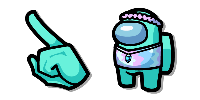 Among Us Show Cyan aka Gemologist Cursor