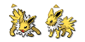 Pokemon Jolteon Pixel Cursor