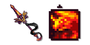 Курсор Terraria Dragonfire Debuff and Wrathwing Javelin