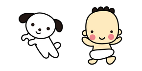 Sanrio Atchan ga Ichiban! and his Pet Puppy Cursor