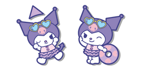 Kuromi Relaxing at the Beach Cursor