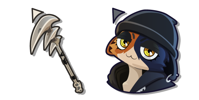 Fortnite Meow Skulls and Fishbone Flayer Cursor