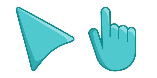 Macaw Blue Green Cursor