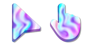 Flowing Holographic Wave Fluid Cursor