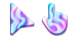 Flowing Holographic Wave Fluid Cursor