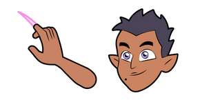 The Owl House Gavin and his Hand Cursor