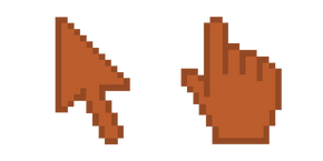 Курсор Red Fox Orange Pixel