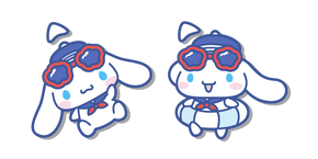Курсор Sanrio Cinnamoroll in Sunglasses and with a Swim Ring