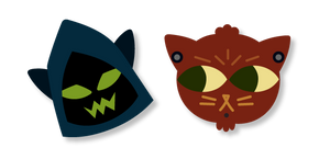 Night in the Woods Tunnel Teen One and his T-Shirt Print Cursor