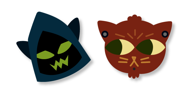 Night in the Woods Tunnel Teen One and his T-Shirt Print Cursor