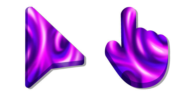 Purple Cosmic Wind Light Cursor