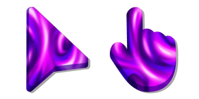 Purple Cosmic Wind Light Cursor
