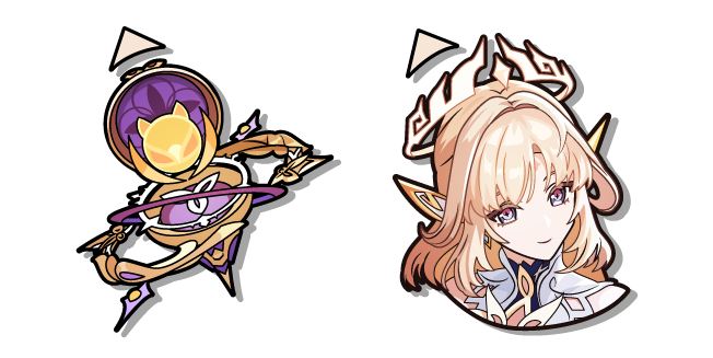 Genshin Impact Nicole Reeyn and Angelos' Heptades Cursor