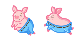 Курсор If a Cute Pig Wore Pants