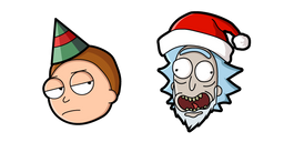 Christmas Rick and Morty Cursor