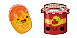 Cute Waffle and Jam Curseur