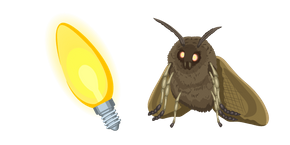 Moth Lamp Meme Curseur
