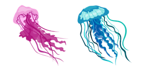 Aquarelle Jellyfish Curseur