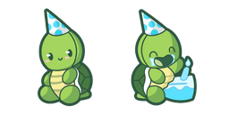 Cute Birthday Turtle Cursor