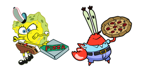 Spongebob Krusty Krab Pizza Curseur